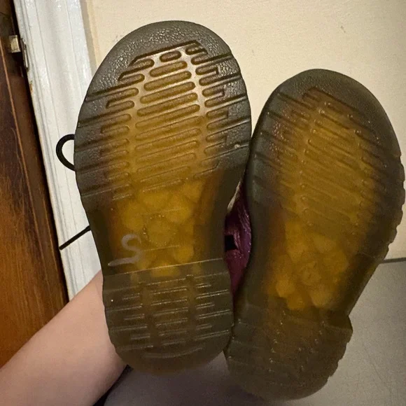 Dr. Martens 1460 Pink Glitter Boots - Picture 4 of 7